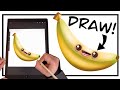 Lets draw a cute kawaii banana  procreate tutorial drawing