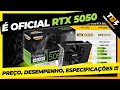 AGORA É OFICIAL! RTX 5050 ANUNCIADA a PLACA de VÍDEO BARATINHA? PREÇO DESEMPENHO e ESPECIFICAÇÕES!!!