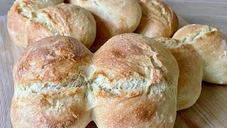 East German rolls with overnight fermentation, this recipe is over 100 years old!