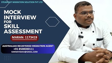 Mock Interview for Skill Assessment - Chef Que&Ans part-1 | Steadfast Migration Solution PVT LTD