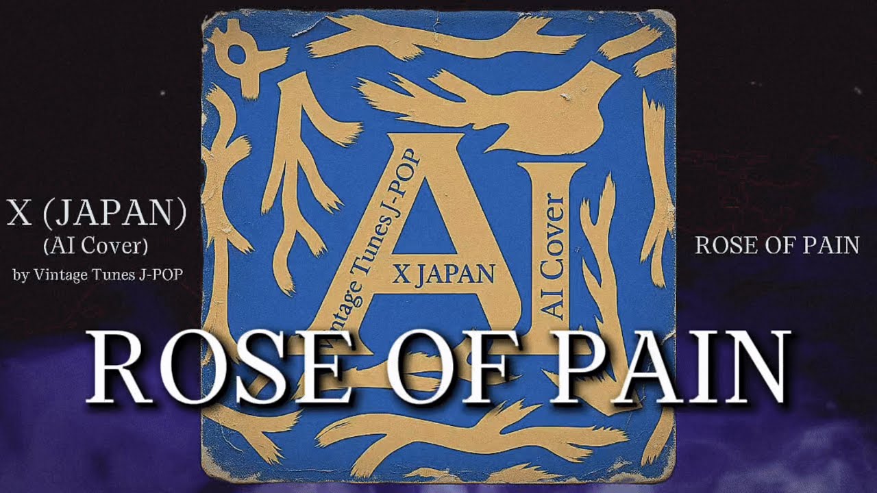 X (X JAPAN)「ROSE OF PAIN」をAIアレンジ(AI Cover)※単曲