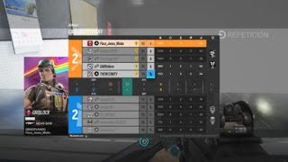 Rainbow Six Ace con Gridlock en cafe