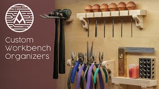 Organizing Ashley’s Workbench | Custom Tool Holders, Patterned Plywood Drawers, and More