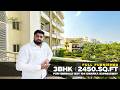 Full Furnished 2450.SQ.FT 3BHK Flat for Rent in Super Luxurious Society 104 | Aero Landbase