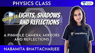 Class 6 Physics Unacademy | Light, Shadows And Reflections (Crash15) | Nabamita Bhattacharjee