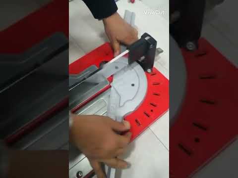 شرح ماكينه تقطيع بلاط السيراميك  اسبانى مقاس 93 سم