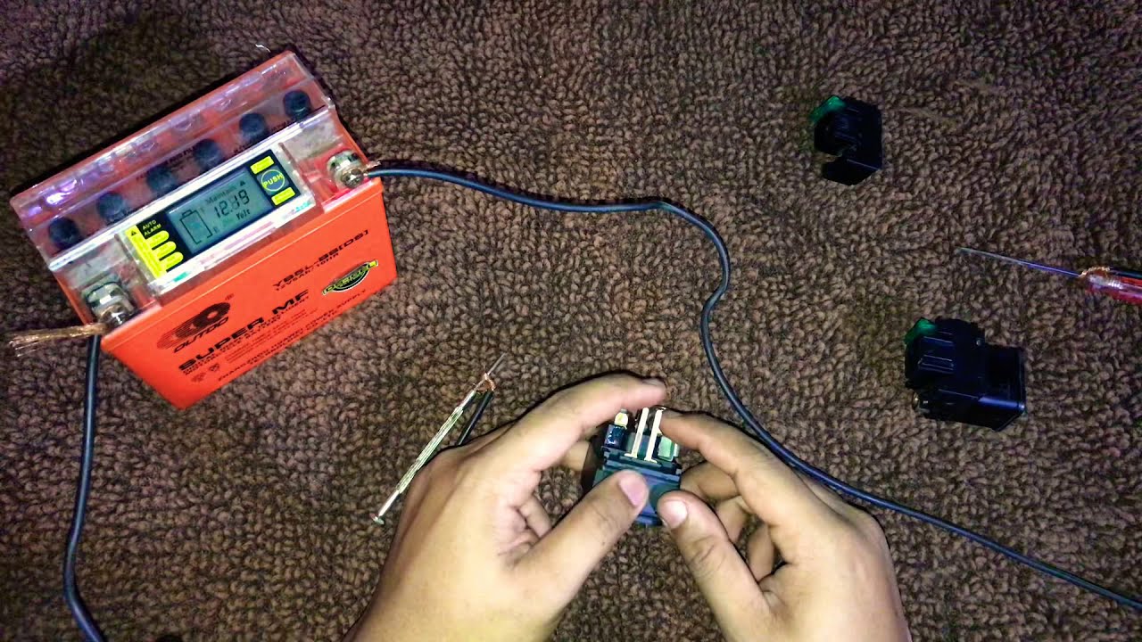 Paano icheck ang starter relay ng Raider 150 YouTube