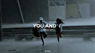 Diego - You and I (sped up+reverb) | Lyric Video