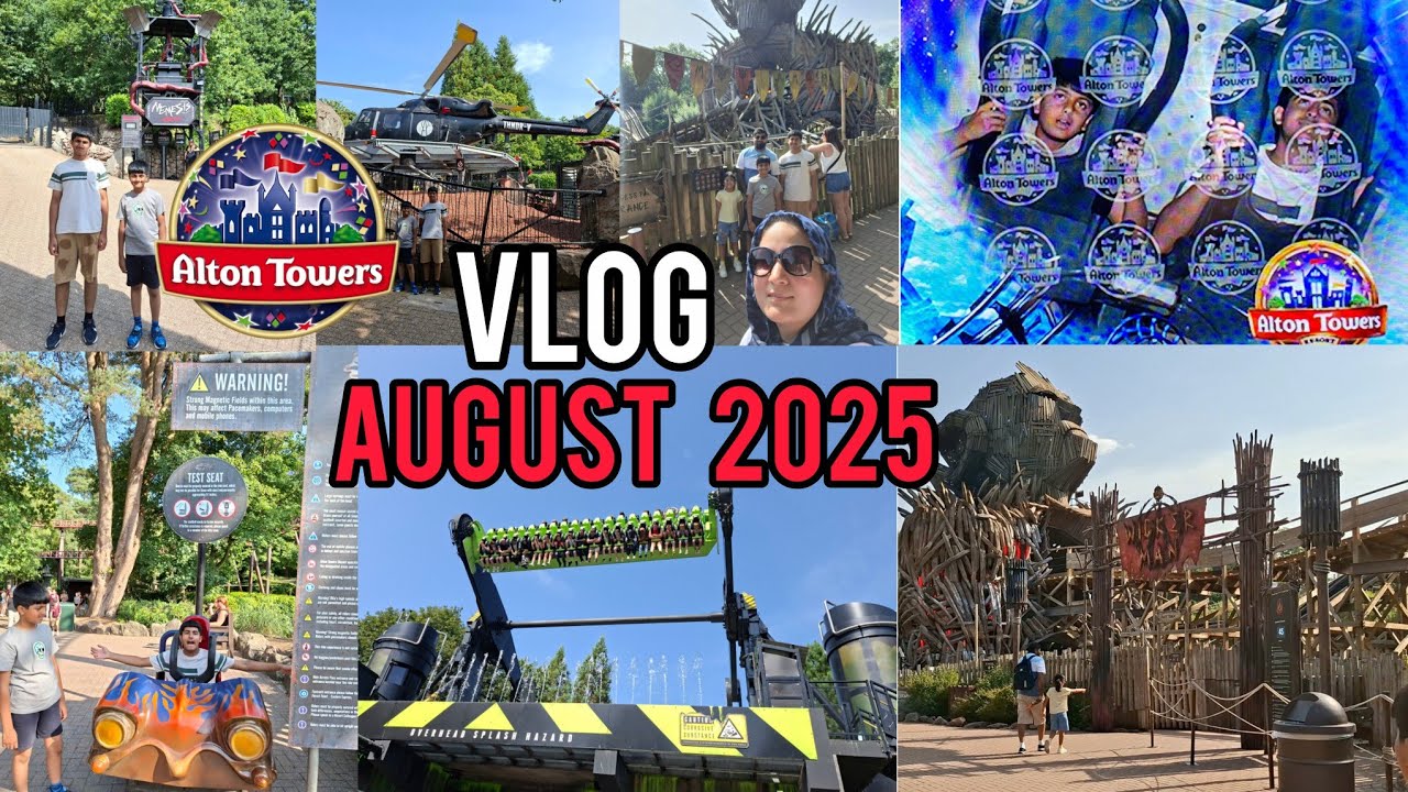 Alton Towers Vlog 2025||Uk's biggest theme Park||Toxicator Alton towers POV||Alton Towers new ride||
