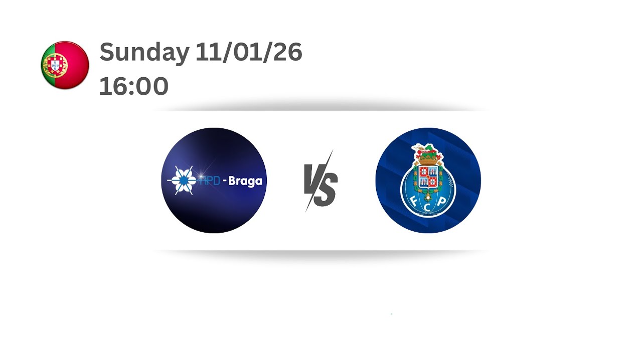 APD BRAGA vs FC PORTO | PORTUGUESE LEAGUE
