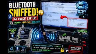 Bluetooth Packet Sniffer: HackRF Reception + ICE9 Tool + Wireshark Analysis