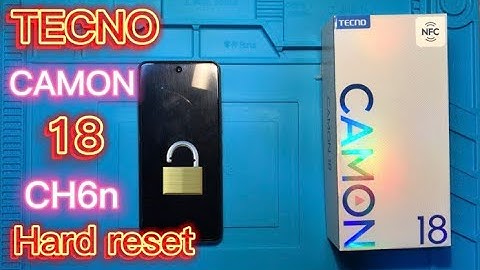 TECNO CAMON 18_hard_reset  Tecno camon 18 (CH6n) | Remove Screen Lock Pattern Pin Password Unlock