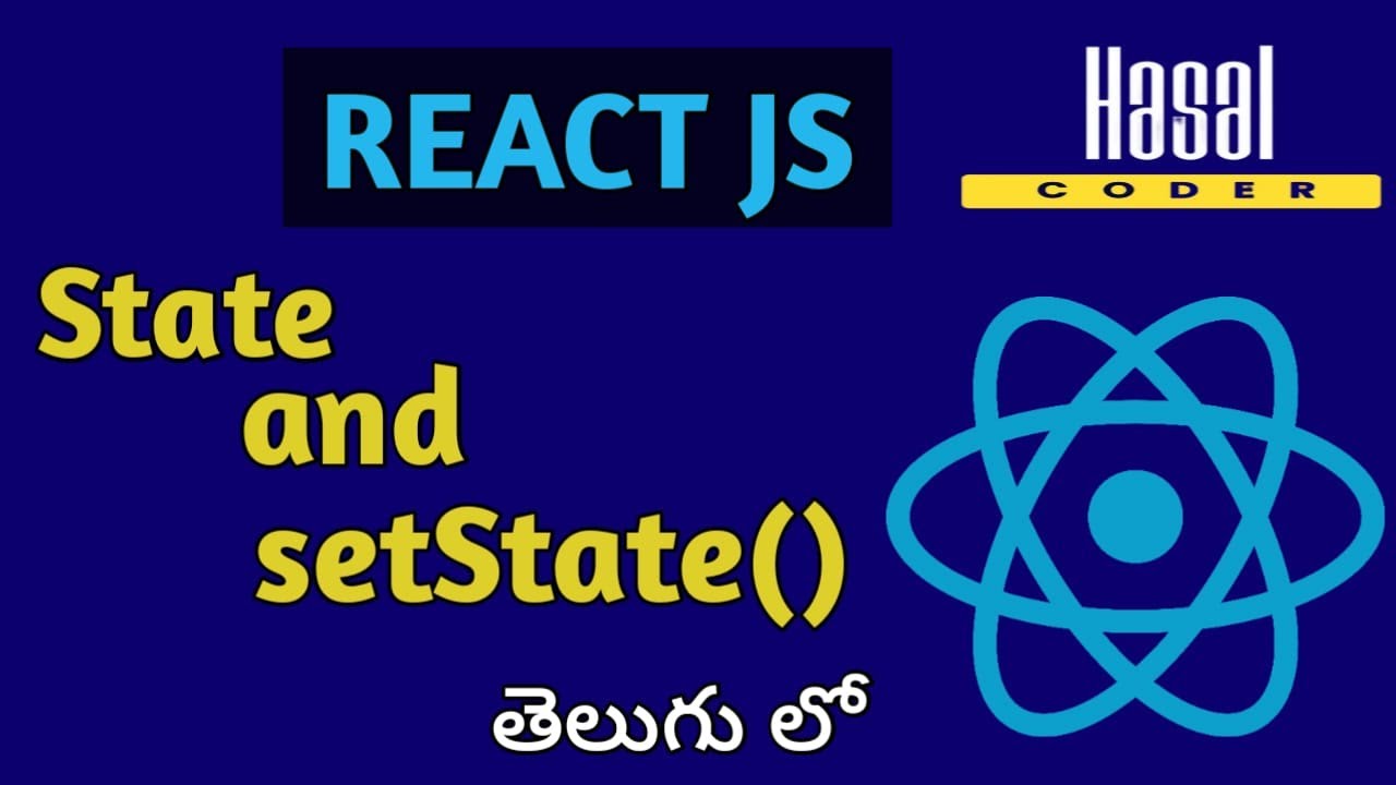 ReactJS Tutorial - 7 - State and setState() - YouTube