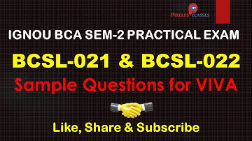 Bcsl-021 and Bcsl-022 Important Viva questions bcsl021 bcls021 bcsl022 bcsl22