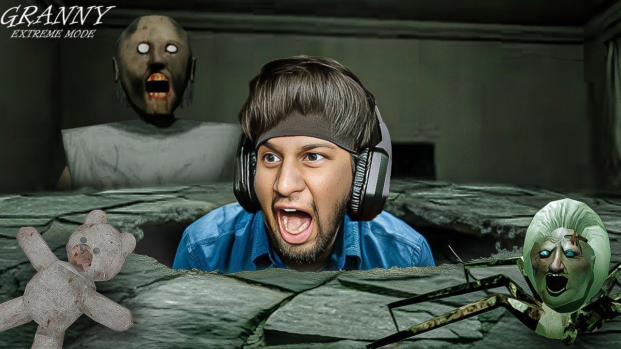 SEWER ESCAPE WITH TEDDY IN EXTREME MODE | GRANNY CHAPTER 1 OFFICIAL