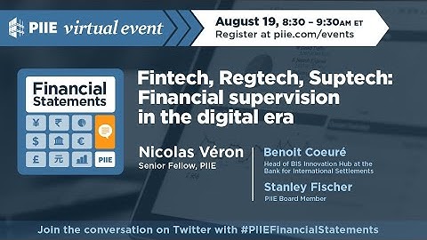 Fintech, Regtech, Suptech: Financial supervision in the digital era