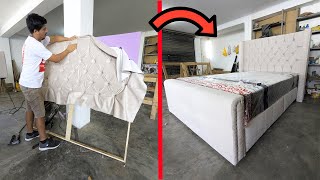 Upholstered Bed Frame Tutorial