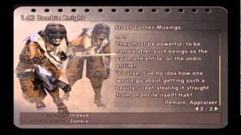 Final Fantasy XII Playthrough - Part 360b, Clan Primer: Bestiary (14/27)