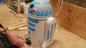 Make an R2D2 Trash Can That Talks! Part 1 of 2