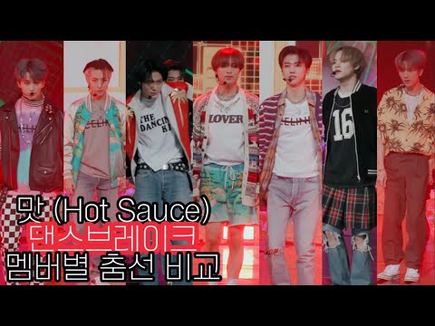 [NCT DREAM] 맛 (Hot Sauce) 댄브 멤버별 춤선 비교하기!!