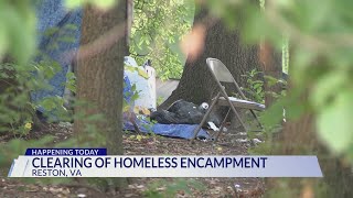 Fairfax County plans to clear homeless encampment in Reston