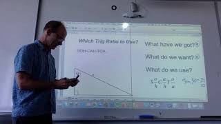 Choosing the Correct Trig Ratio