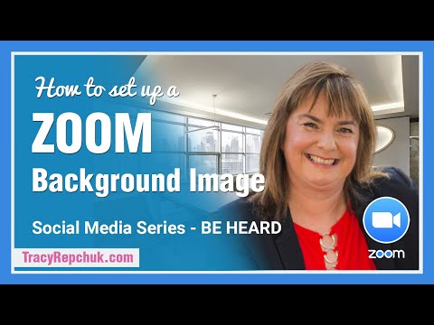 Video How to Setup a Zoom Background Image - youtube