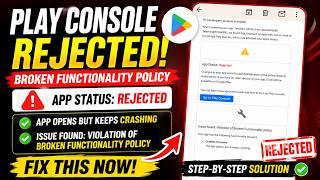 Google Play Broken Functionality Policy Fix | App Opens Then Crashes screenshot 4
