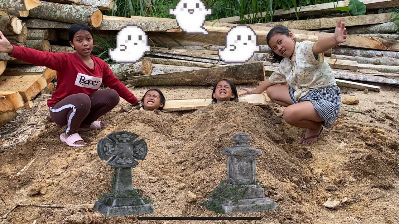 KALAH CEPAT DIKUBUR DALAM PASIR PUTIH|| DUH GATAL SEMUA BADAN