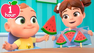 Watermelon Ice Cream Song | Newborn Baby Songs & Nursery Rhymes