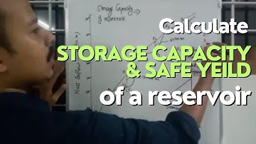 Calculation of Storage Capacity and Safe Yeild of a Reservoir