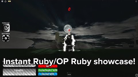 Instant Ruby and Instant OP Ruby showcase at Killstreak Sword Fighting Universe