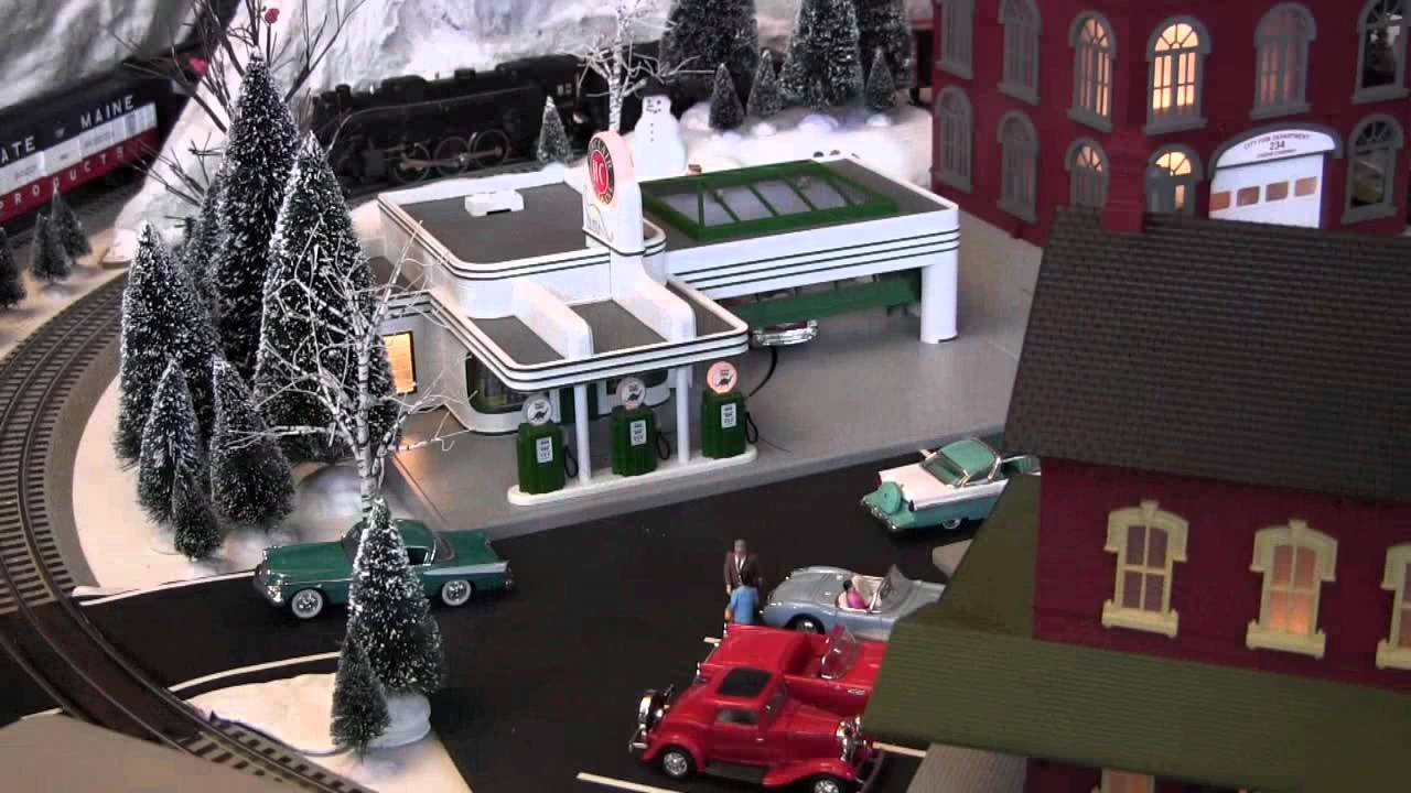 o gauge christmas layout