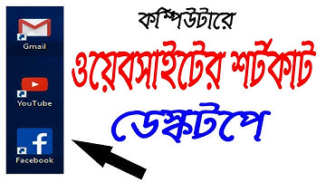 How to create shortcuts icon for any websites on desktop | Create website shortcut on desktop