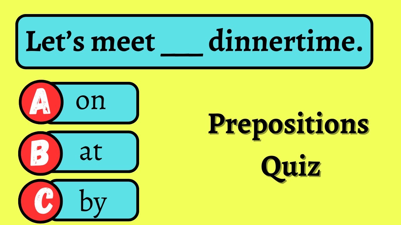 Do you know how to use Prepositions? Take this Grammar Quiz! 👆🏼 - YouTube