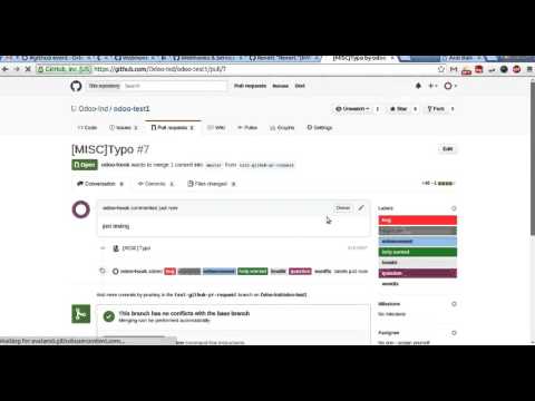 github pr test
