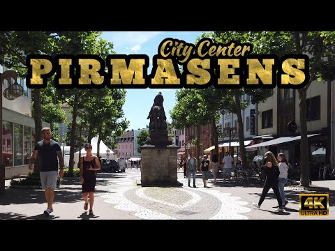 Pirmasens, Germany |🇩🇪| Pirmasens City Centre 4K - Rhineland-Palatinate