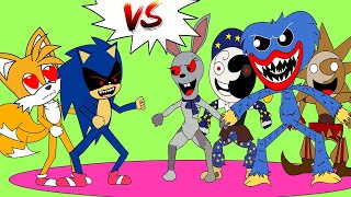 Sonic Exe And Tails vs Fnaf Animation, Please Come Back Family Love Story - TZL Games
