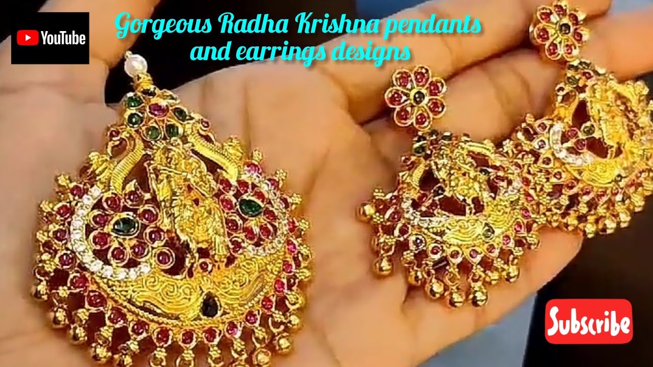Update 187+ radha krishna earrings super hot