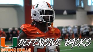 Defensive Backs in Spring Drills | New Additions Mishael Powell & Zaquan Patterson