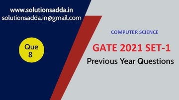 GATE 2021 SET-1 | GENERAL APTITUDE | SOLUTIONS ADDA | CS TEST SERIES | PYQS | EXPLAINED BY POOJA
