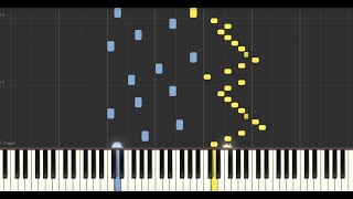 REQUIEM (Lacrimosa from Requiem in D) - Sofiane Pamart (Synthesia Tutorial | Piano sheet)