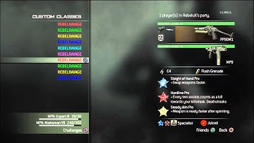 MW3: Best Custom Classes ( 11th prestige )