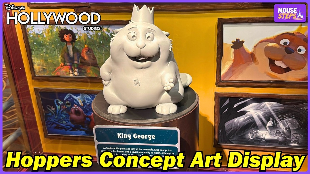 Disney Pixar Hoppers Concept Art & Maquette Display at Disney’s Hollywood Studios - Disney World