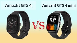 Amazfit GTS 4 vs Amazfit GTS 4 mini