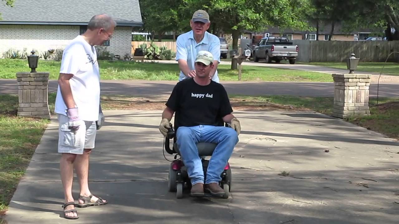 Power wheelchair YouTube