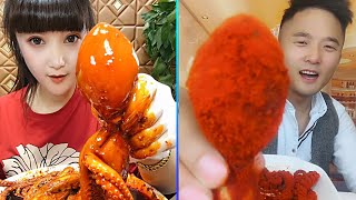 ASMR Amazing Spicy Seafood Octopus Eating Show Compilation &amp; Chinese Food Eating challenge#40