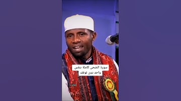 سورة الضحى بنفس واحد