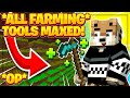 MAXING EVERY FARMING TOOL On Skyblock!!! -- Hypixel Skyblock