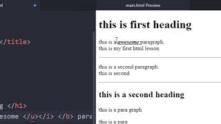 Html Tutorial - Basic Tags In make Text Bold, Italic,Underlined ,Big,Small,Superscript,Subscript